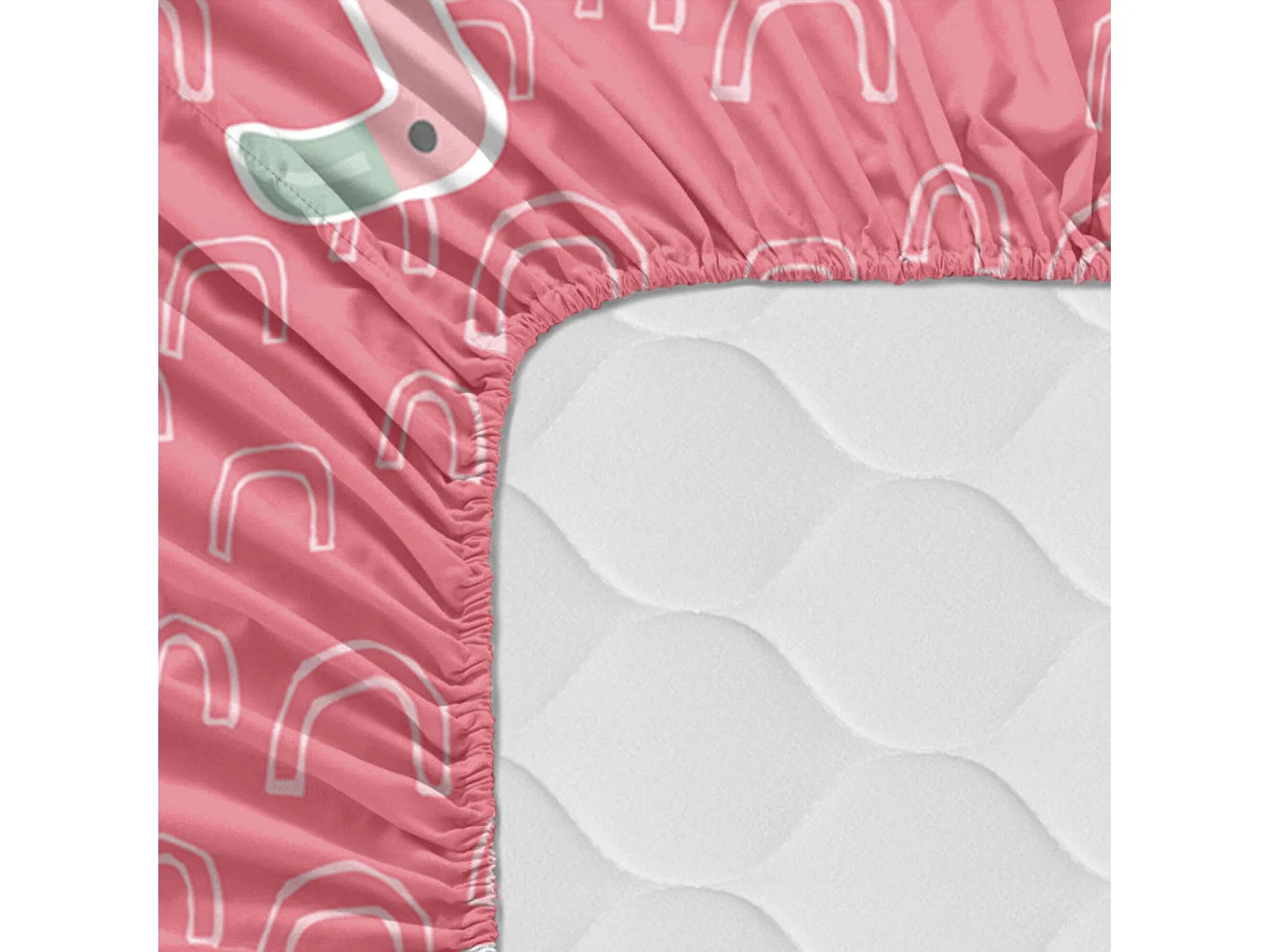 Spannbetttuch Kinderbett 60x120 cm Hola