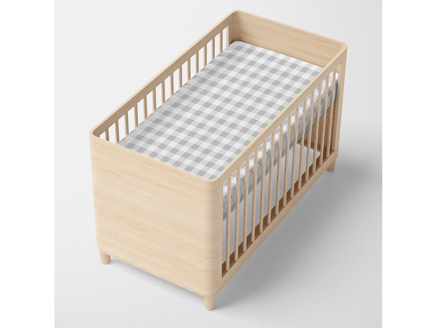 Lenzuolo inferiore Lettino 60x120 cm Vichy