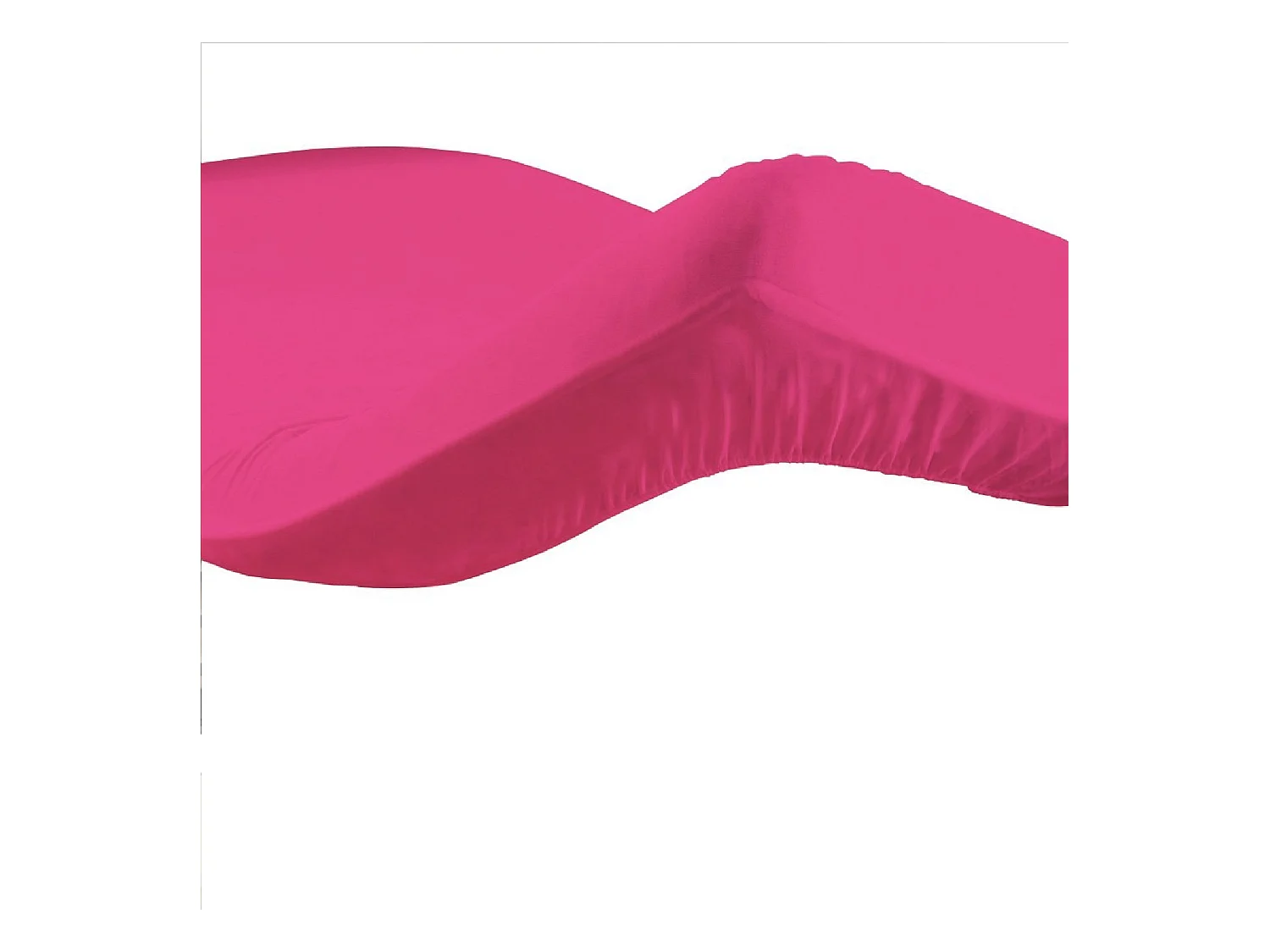 Drap Housse "Lina" 90x190cm Bois de Rose