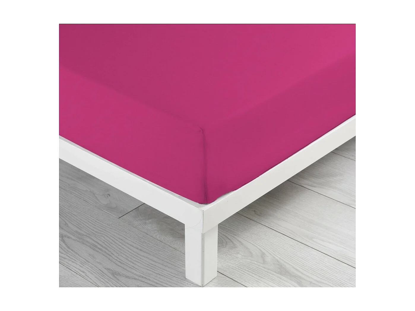 Drap Housse "Lina" 90x190cm Bois de Rose