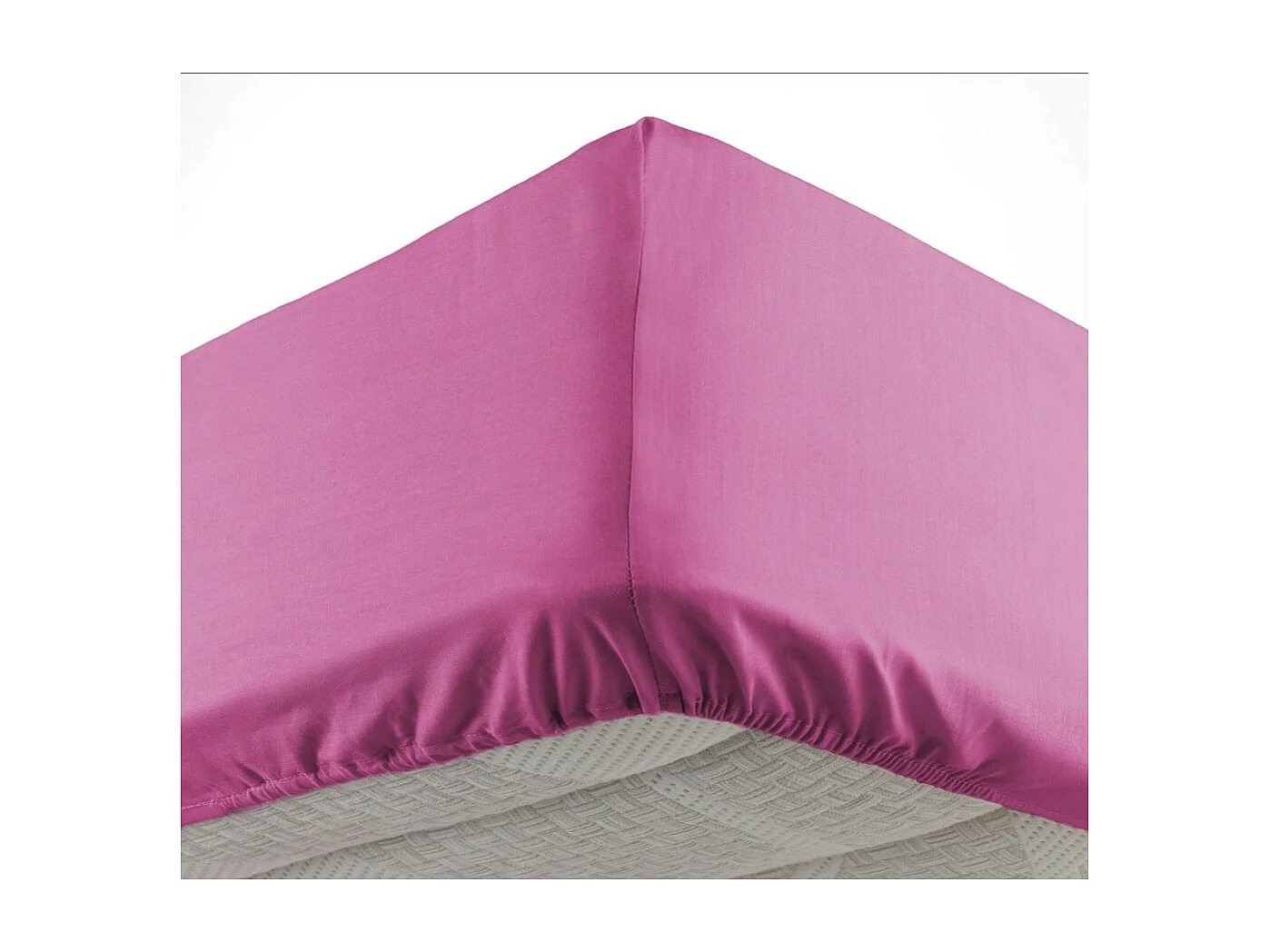 Drap Housse "Lina" 90x190cm Bois de Rose