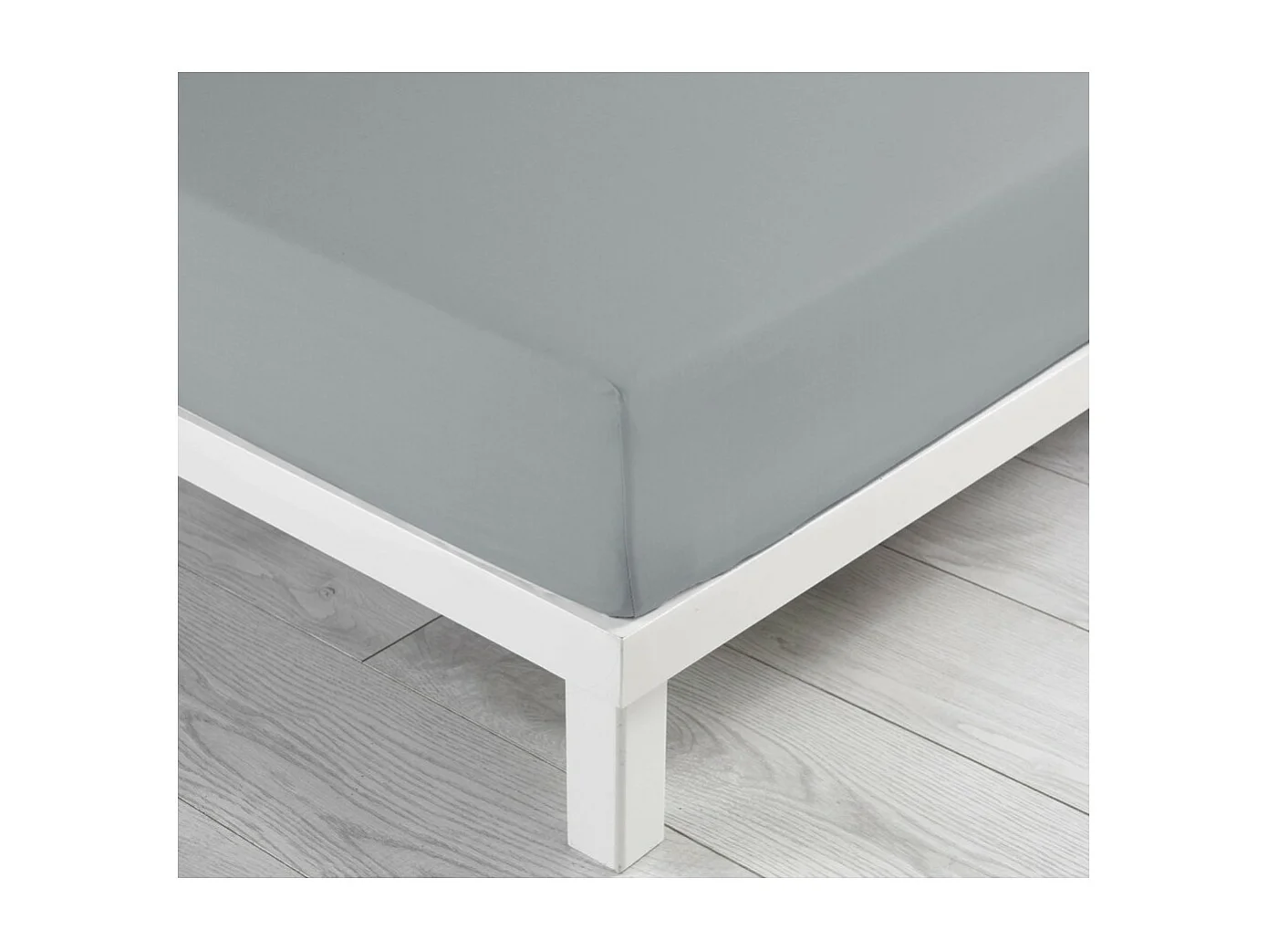 Drap Housse "Lina" 90x190cm Gris