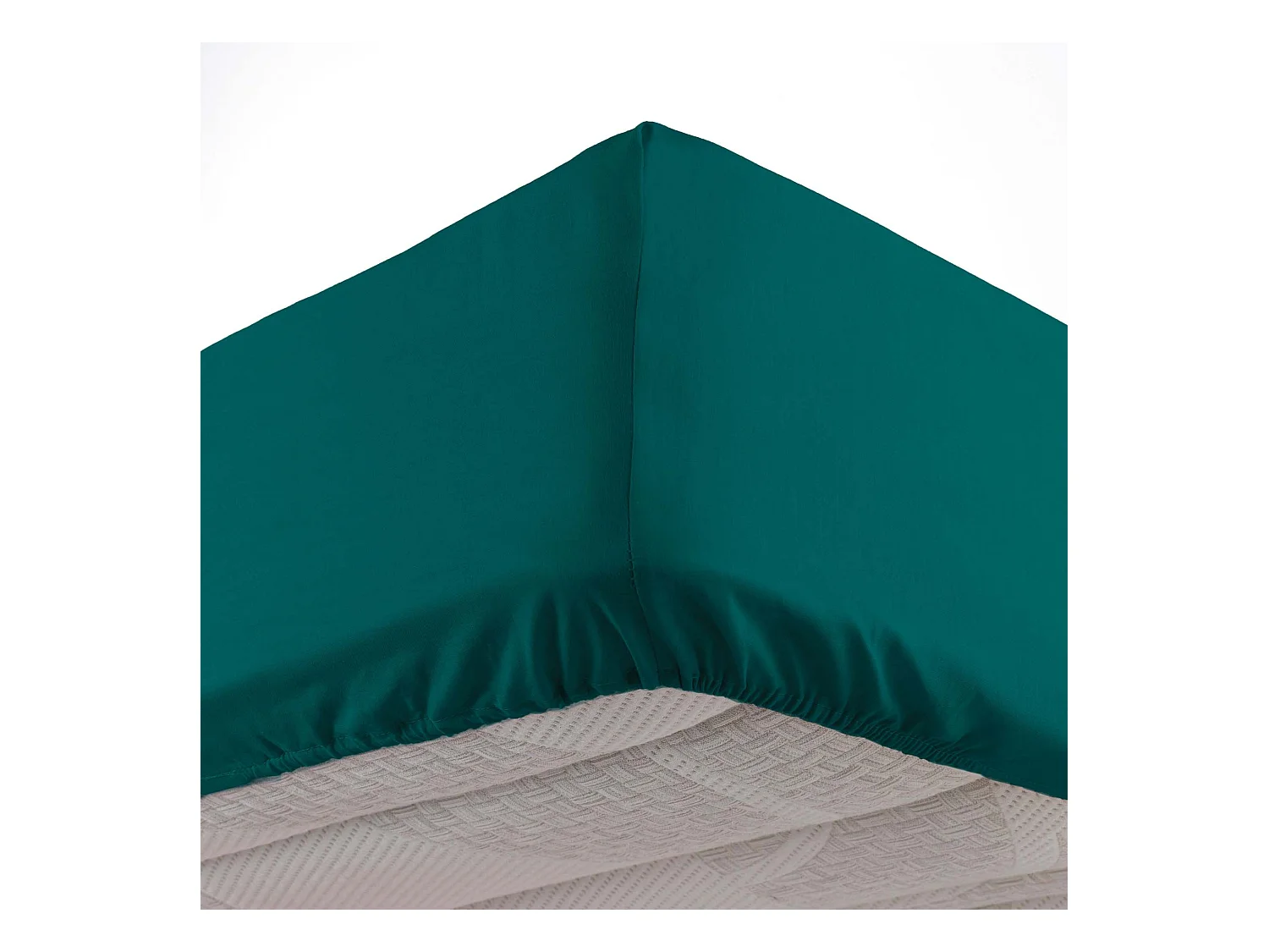 Drap Housse 90x190cm Oscard emeraude