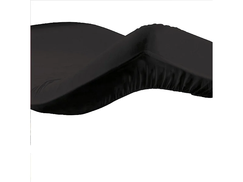 Drap Housse "Lina" 90x190cm Charbon