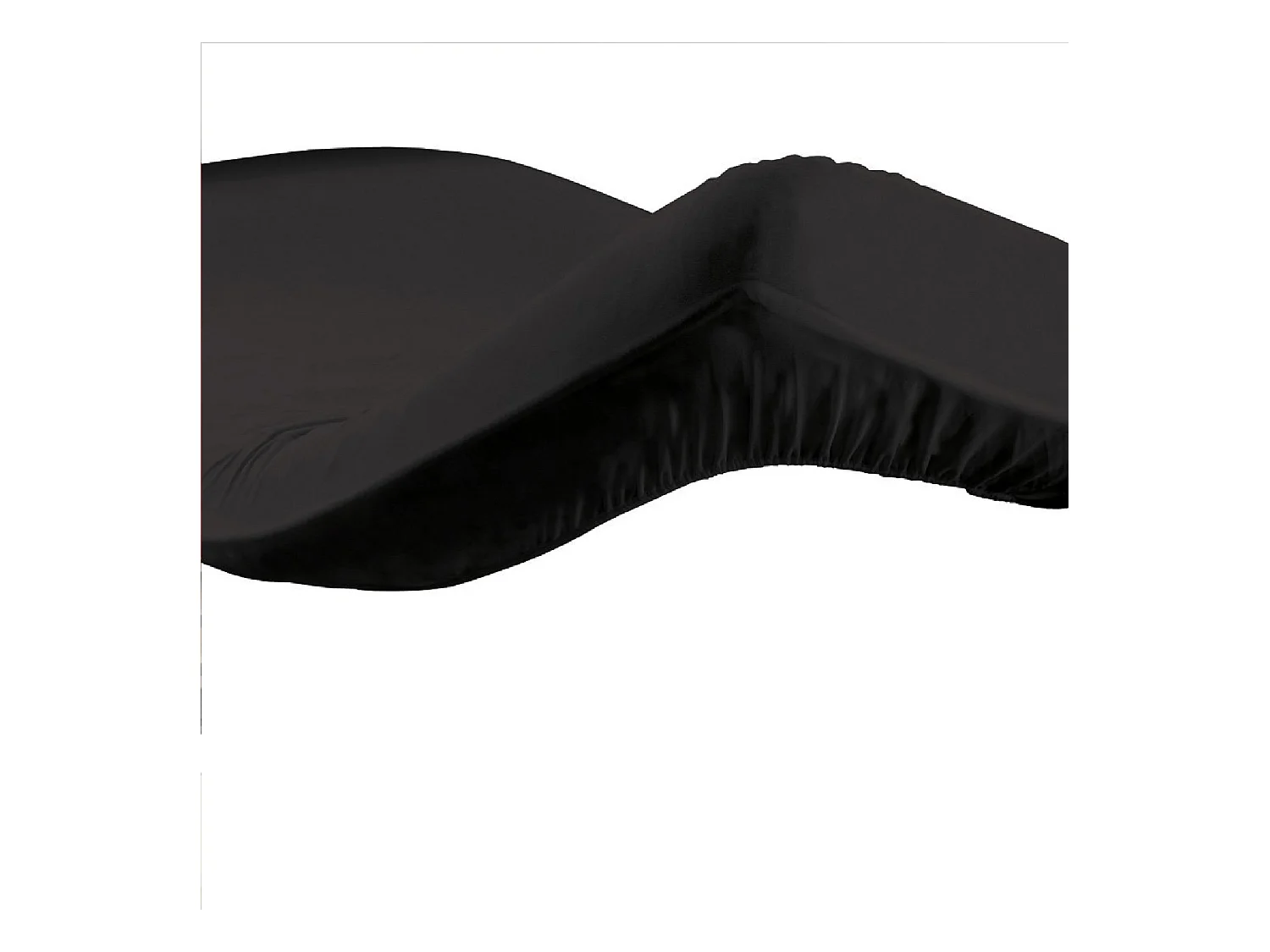 Drap Housse "Lina" 90x190cm Charbon