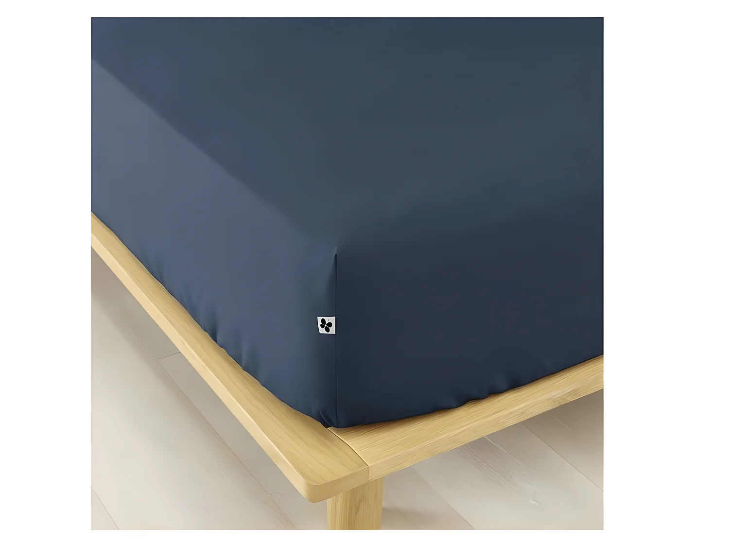 Drap Housse 140 x 190 cm Candice bleu