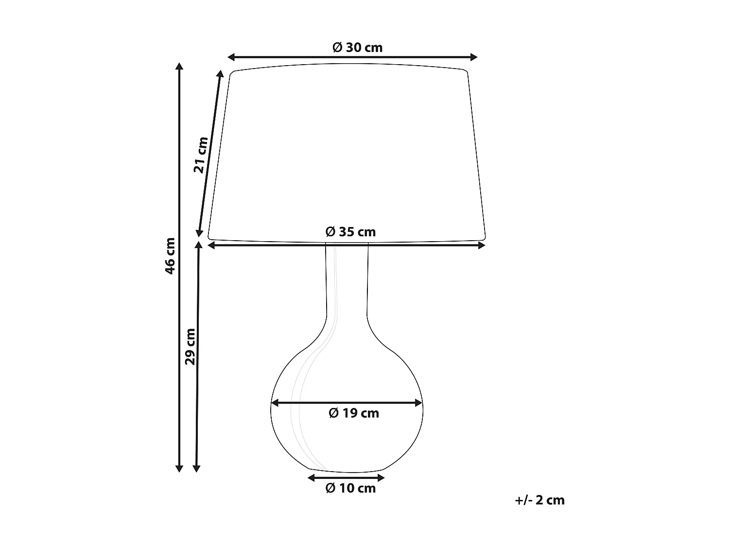 Lampe à poser SOCO Céramique Blanc