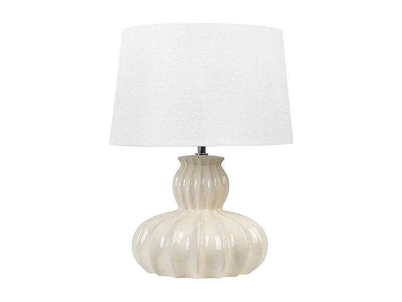 Lampe à poser MALABUKA Céramique Beige