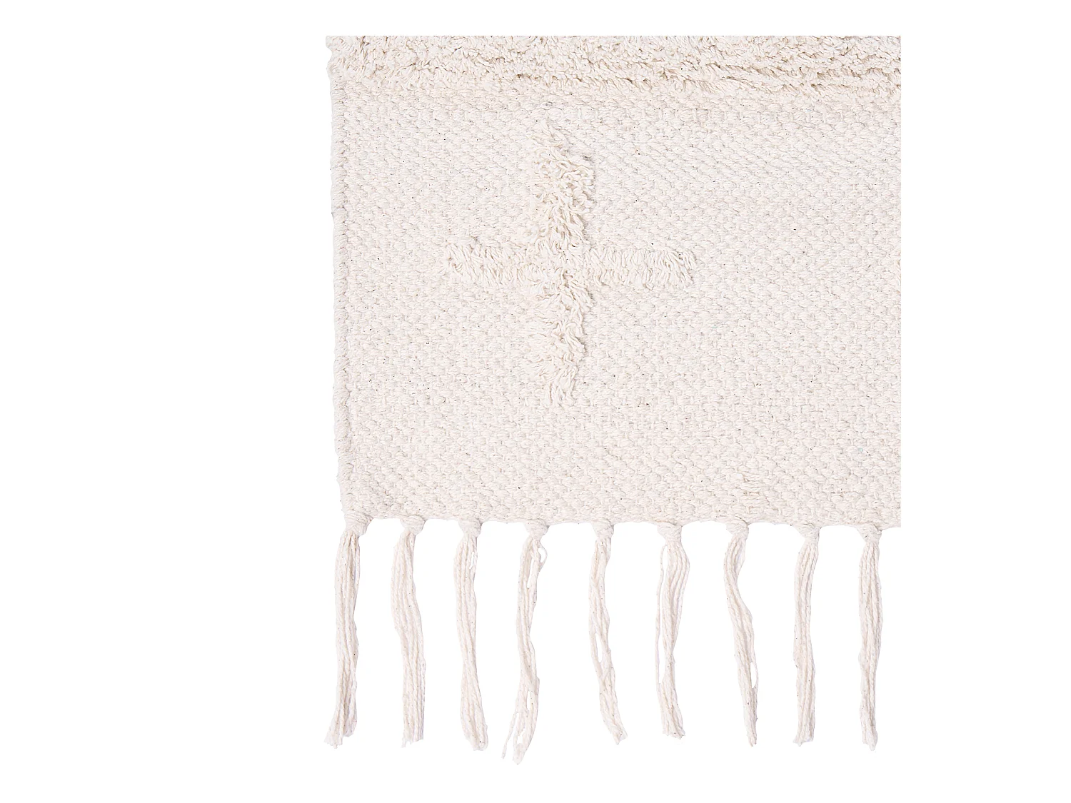 Tapis TOZLU Beige 80 x 230 cm Coton