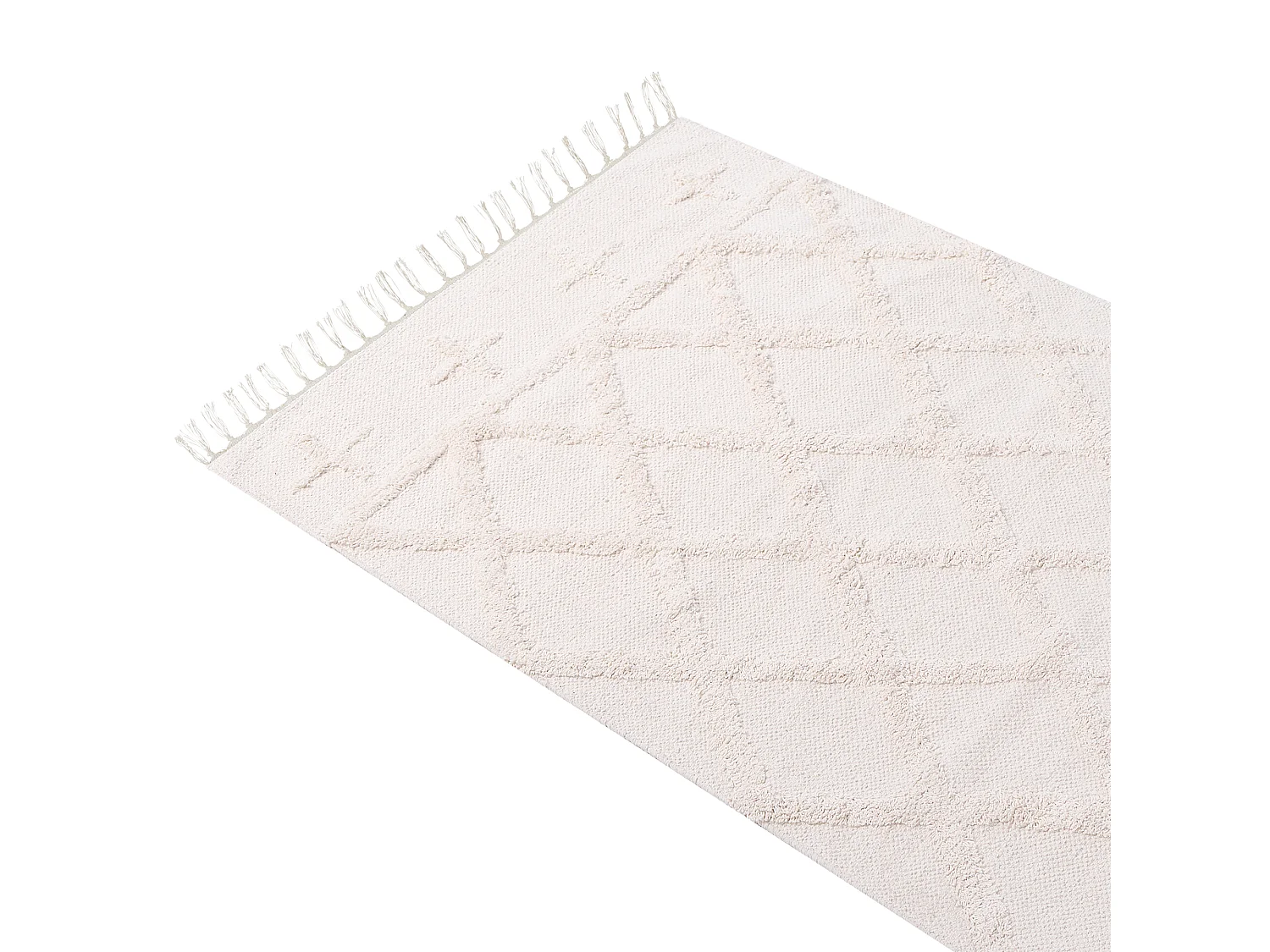 Tapis TOZLU Beige 80 x 230 cm Coton