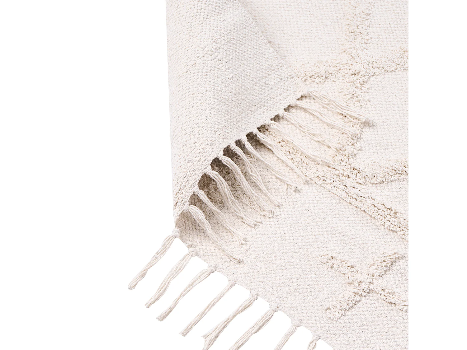 Tapis TOZLU Beige 80 x 230 cm Coton