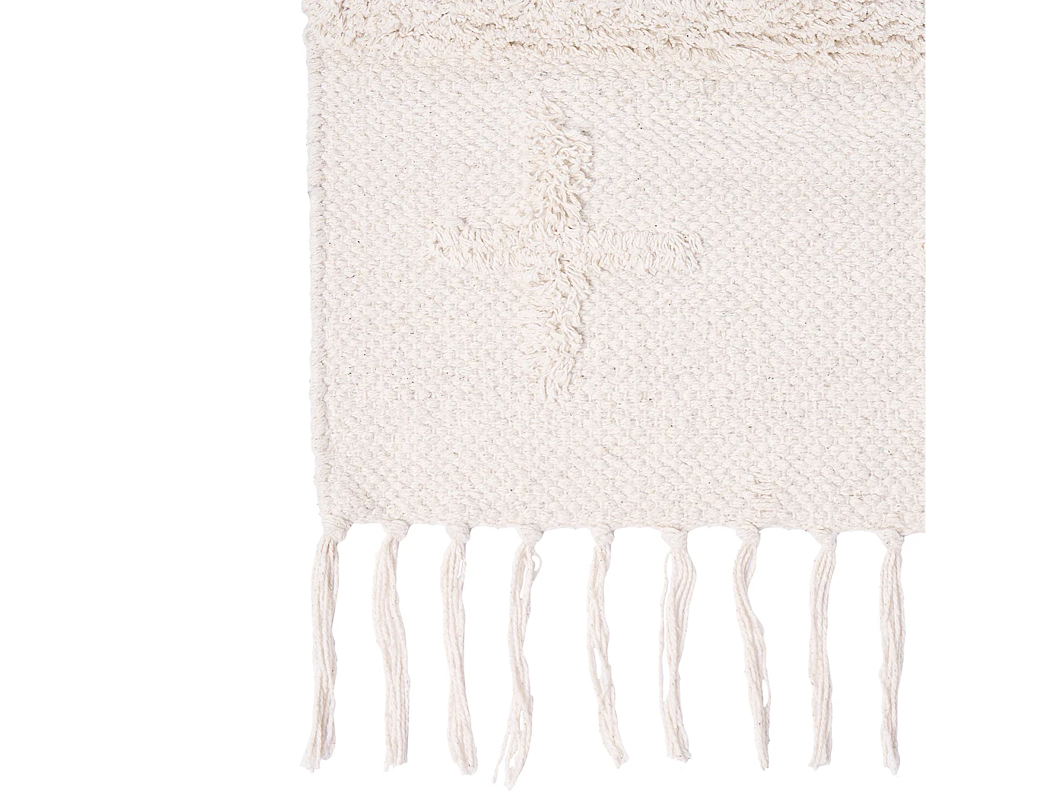 Tapis TOZLU Beige 80 x 230 cm Coton