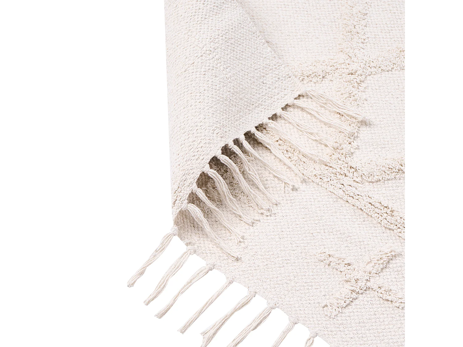 Tapis TOZLU Beige 80 x 230 cm Coton