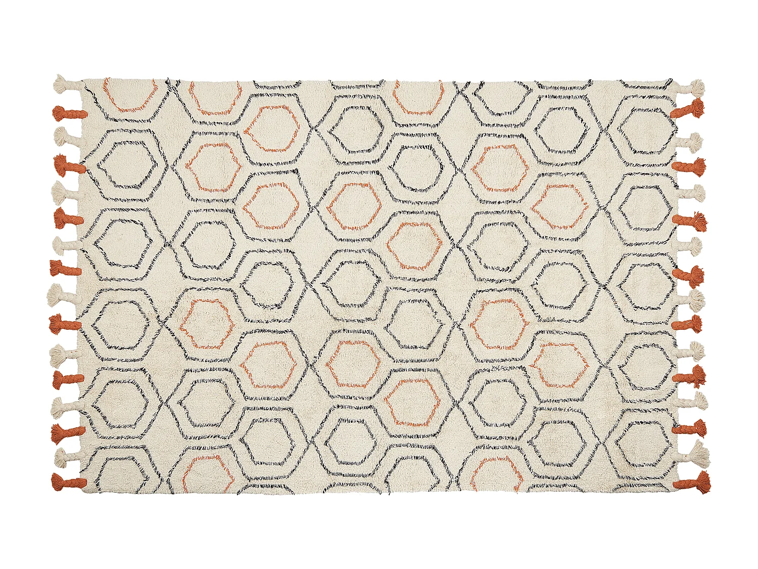 Tapis HAJIPUR Beige 160 x 230 cm Coton