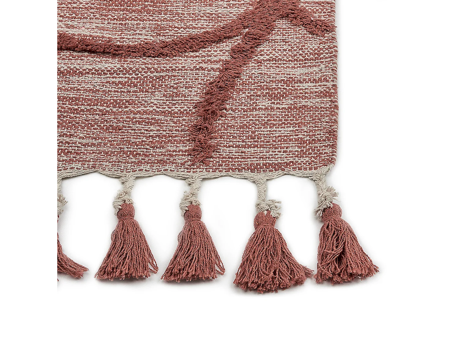 Tapis KIRSEHIR Rouge 160 x 230 cm Coton