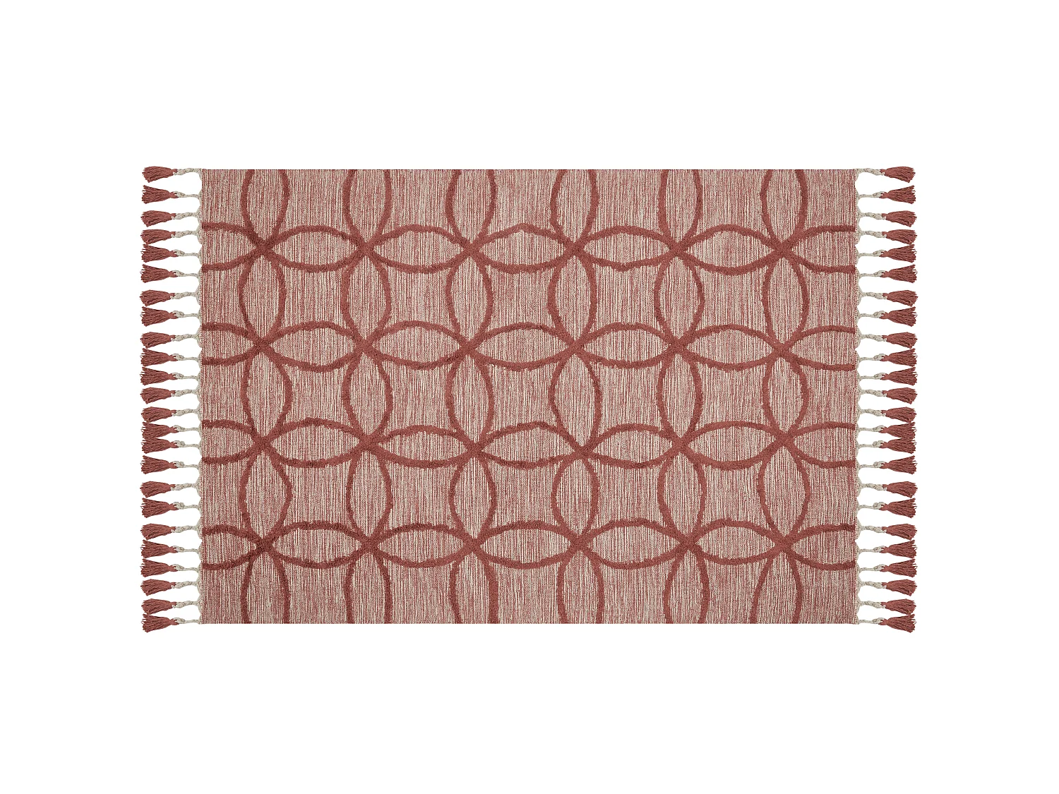 Tapis en coton rouge 160 x 230 cm KIRSEHIR