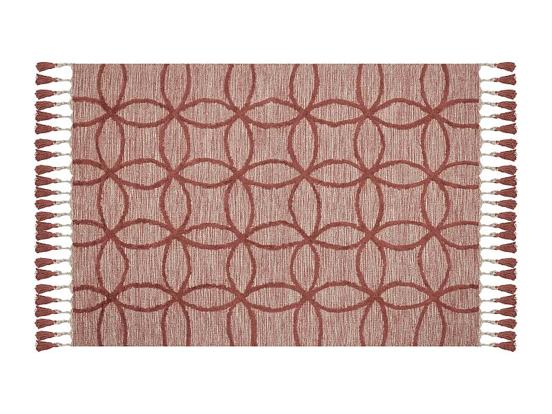 Tapis KIRSEHIR Rouge 160 x 230 cm Coton
