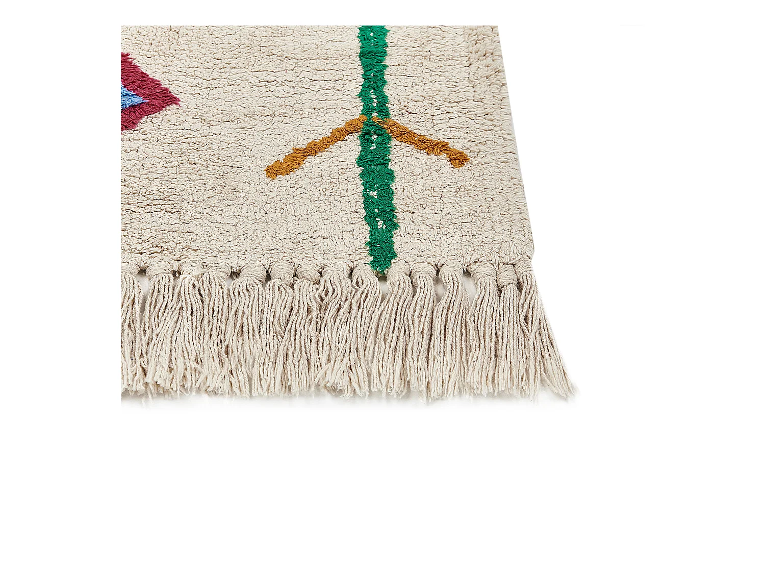 Dywan bawełniany 160 x 230 cm beżowy CETMI