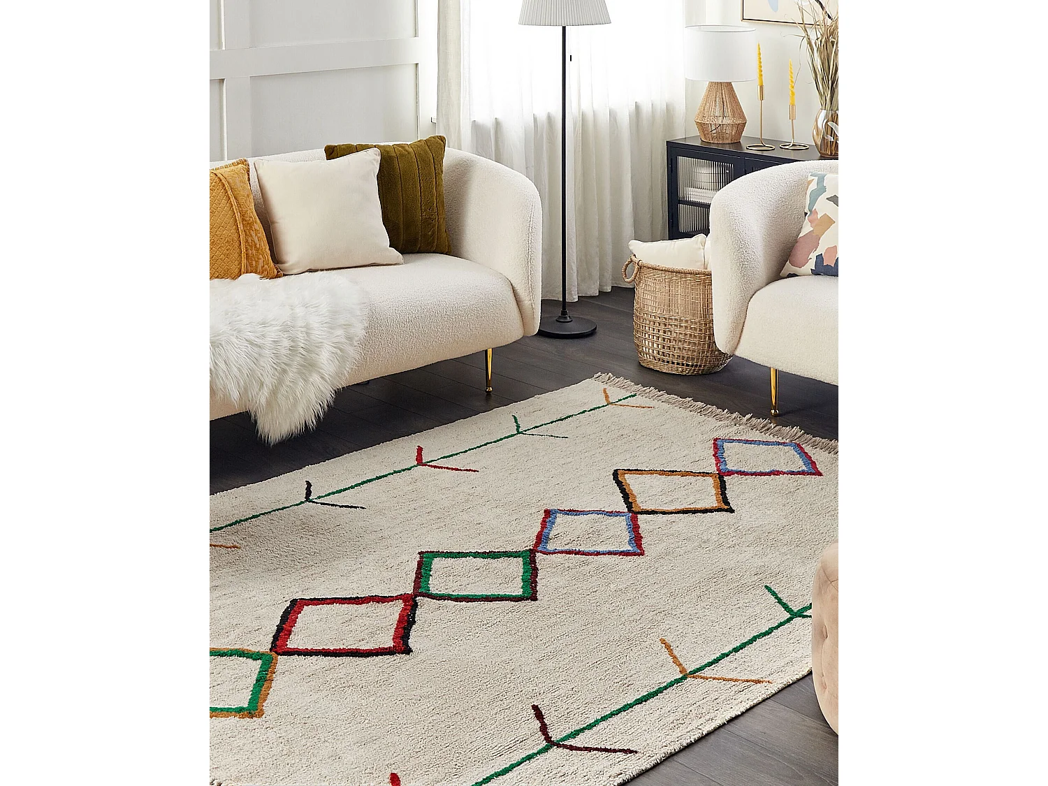 Tapis CETMI Beige 160 x 230 cm Coton