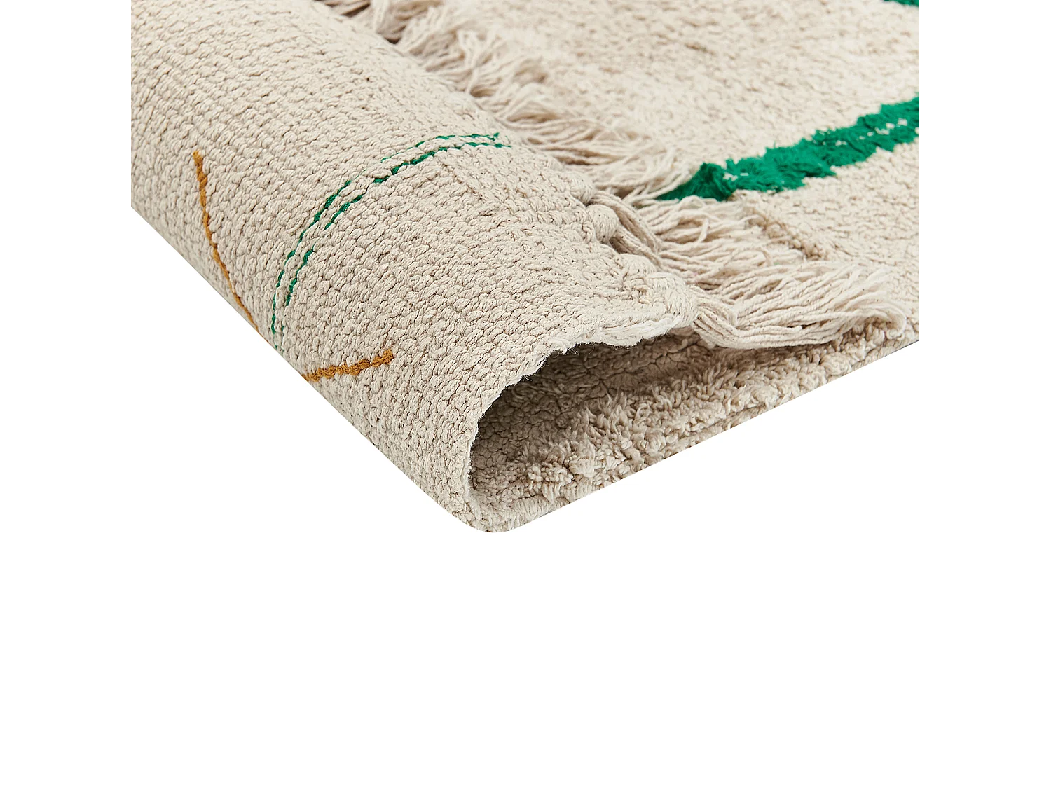 Dywan bawełniany 160 x 230 cm beżowy CETMI