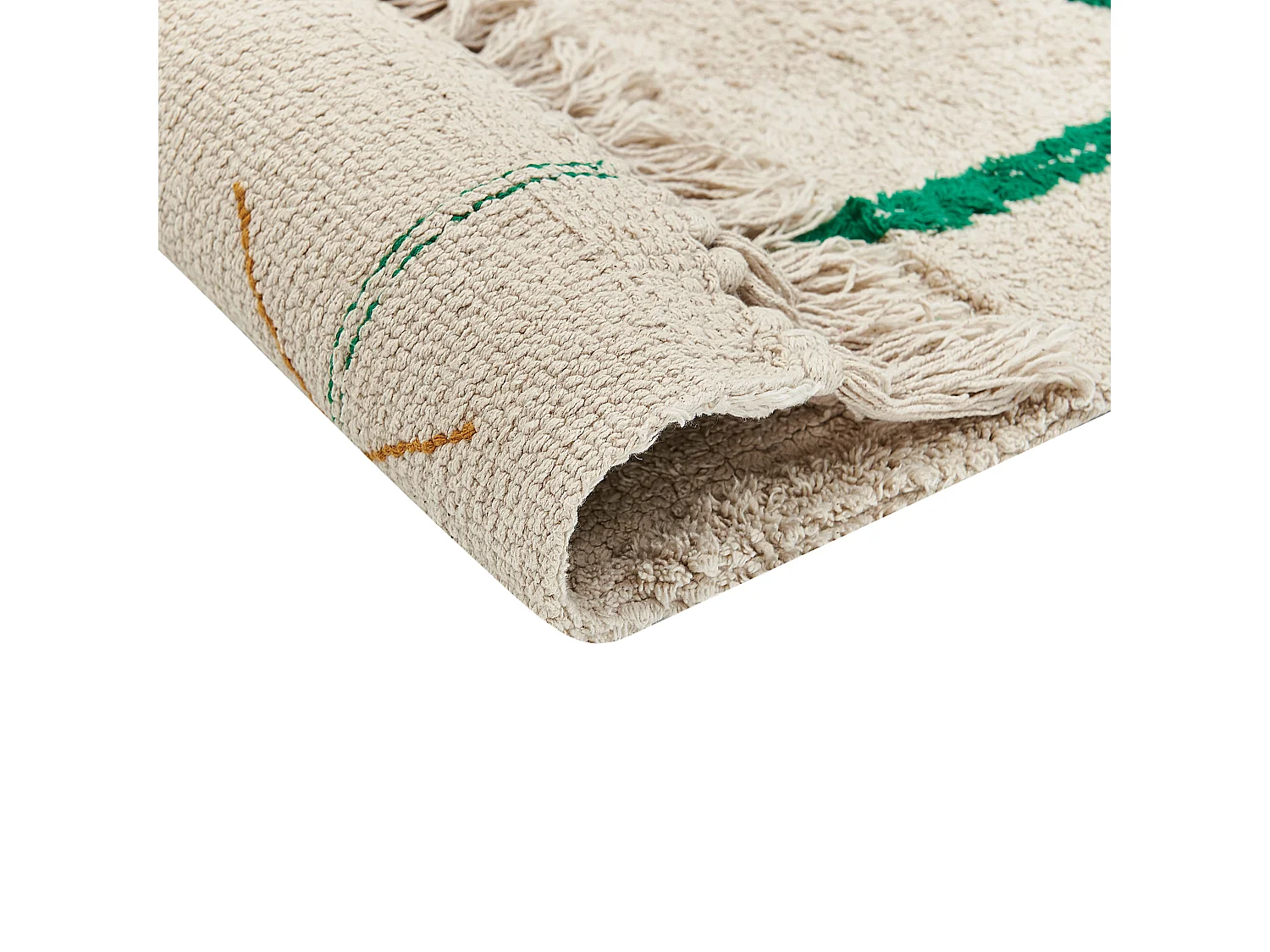 Matta CETMI Beige 160 x 230 cm Bomull