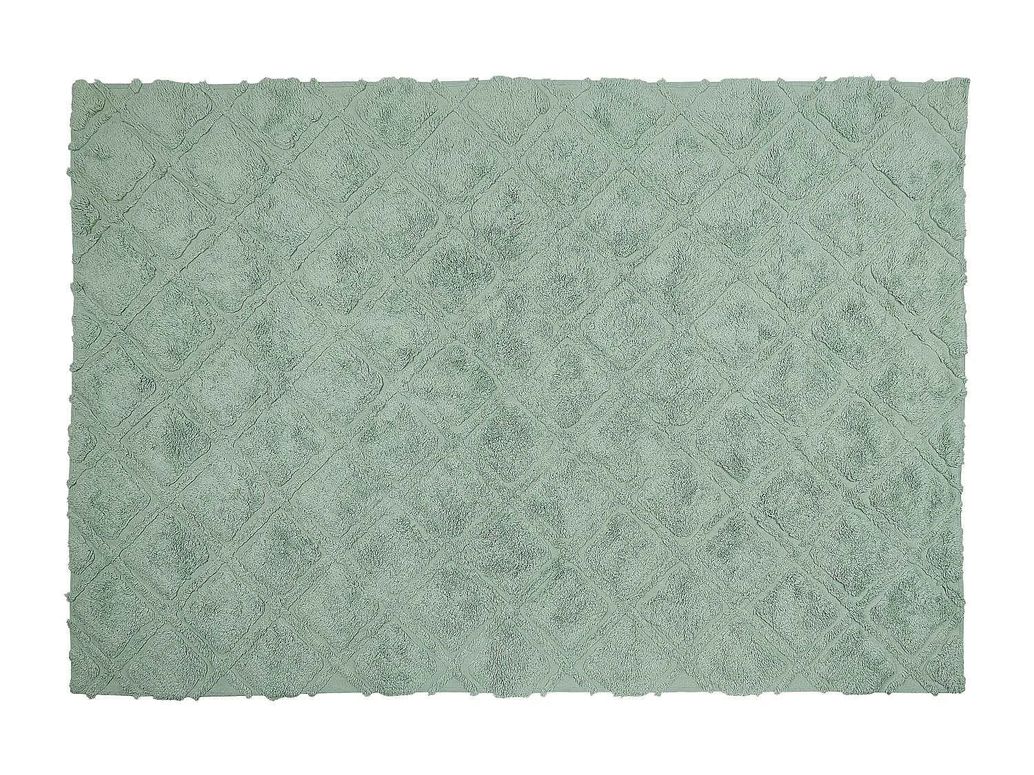 Tapete em algodão verde 140 x 200 cm HATAY