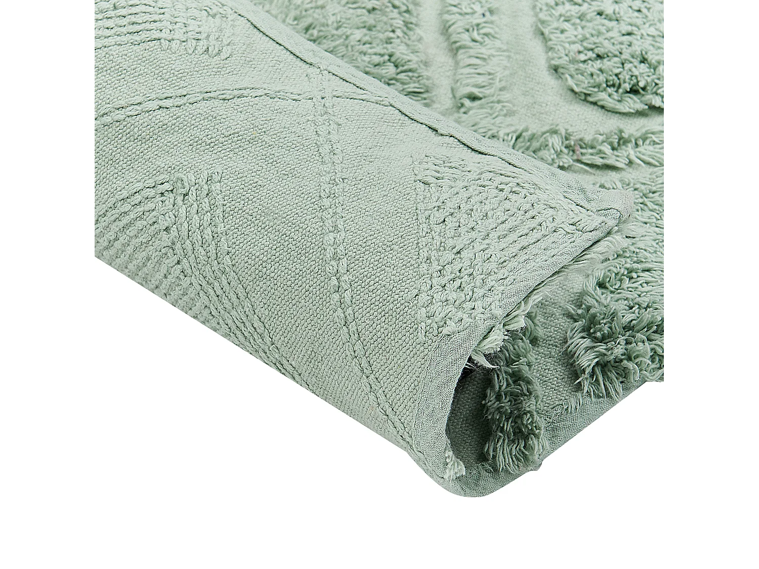Tapete em algodão verde 140 x 200 cm HATAY