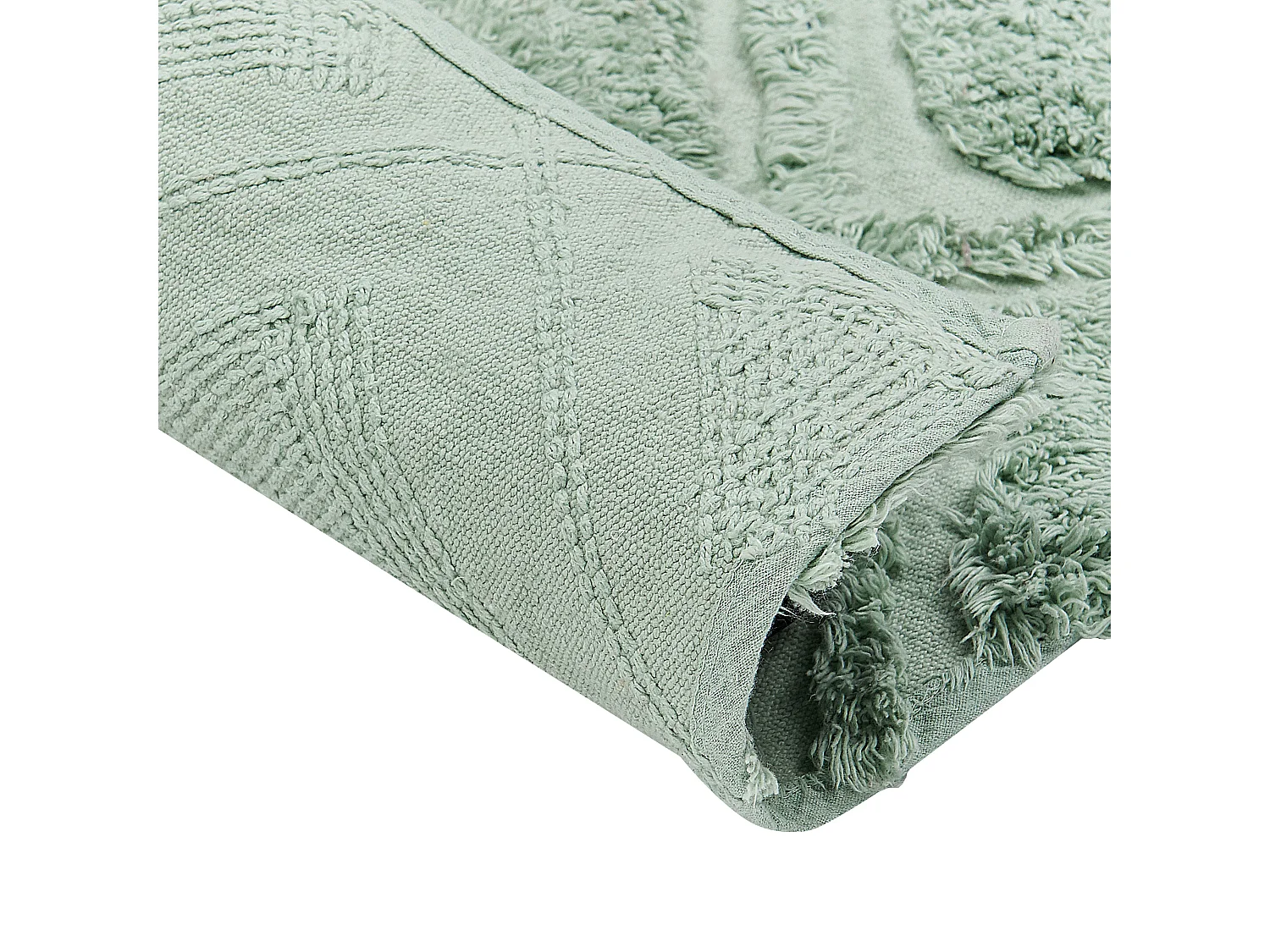 Tapis HATAY Vert clair 140 x 200 cm Coton