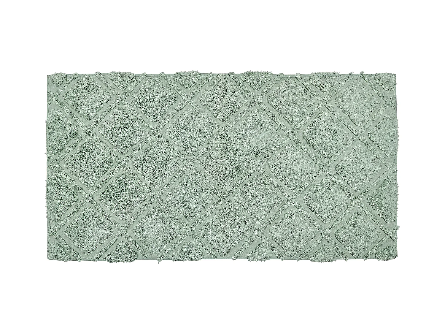 Tapis HATAY Vert clair 80 x 150 cm Coton