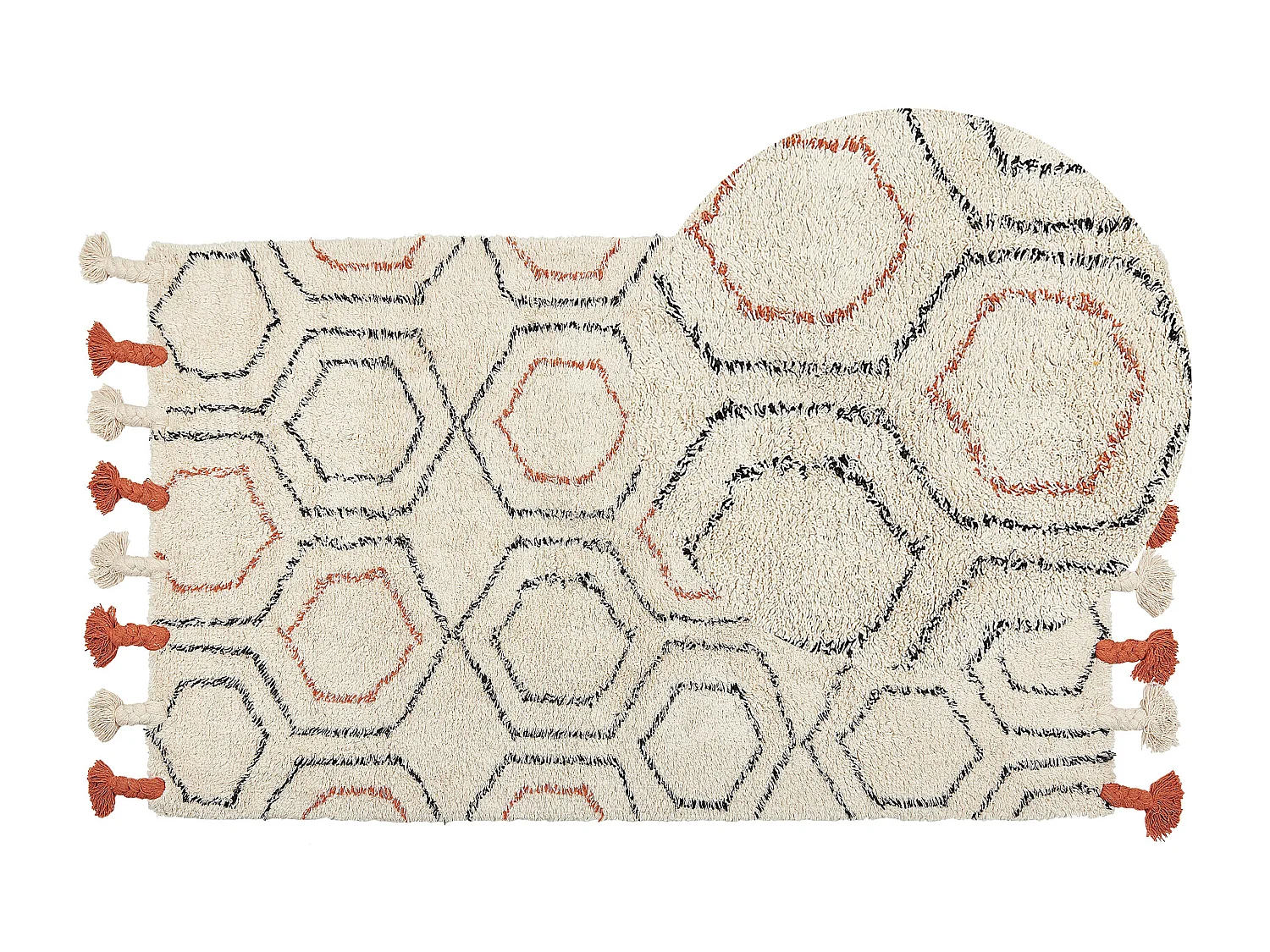 Tapis HAJIPUR Beige 80 x 150 cm Coton