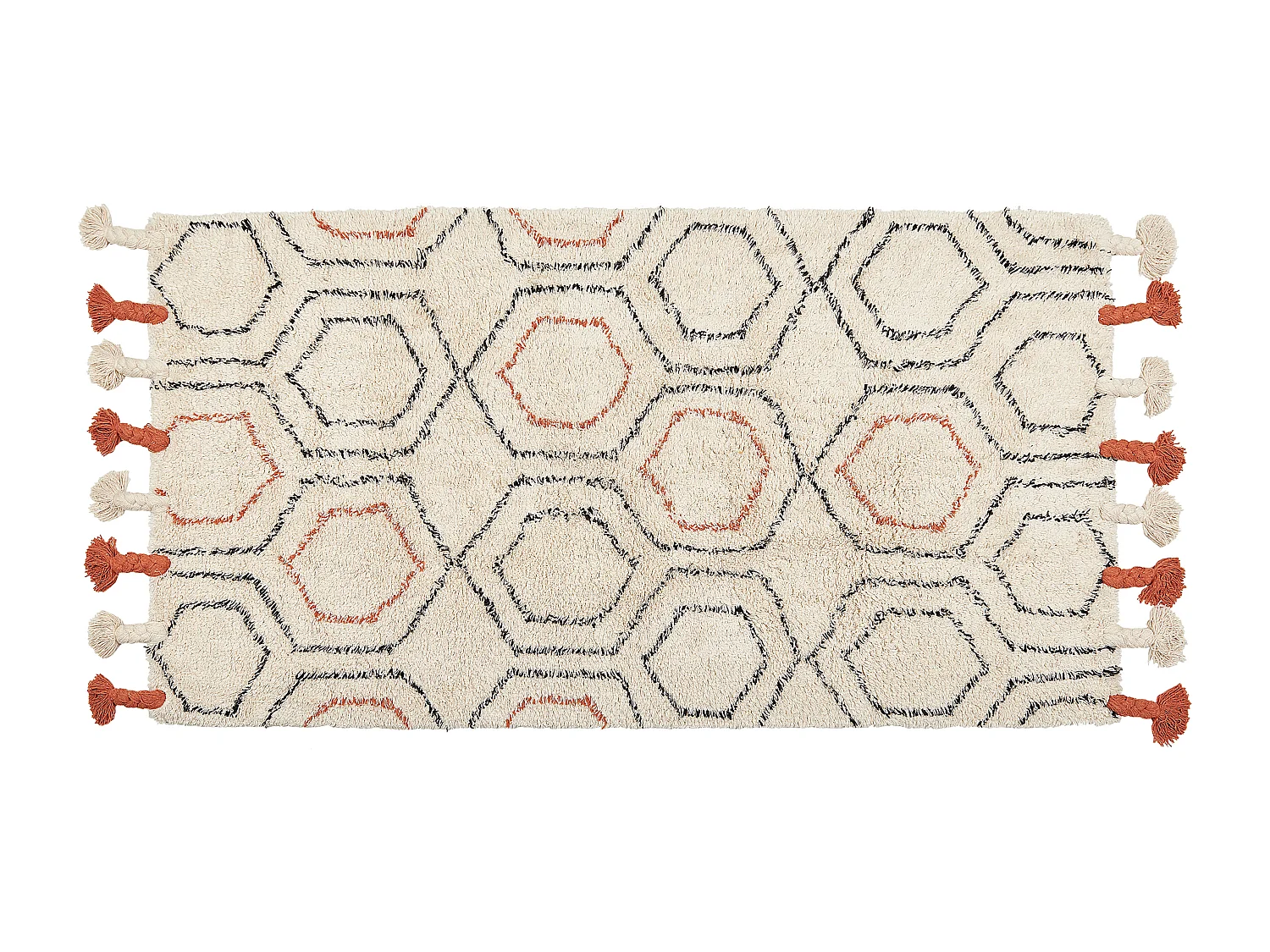 Tapis HAJIPUR Beige 80 x 150 cm Coton