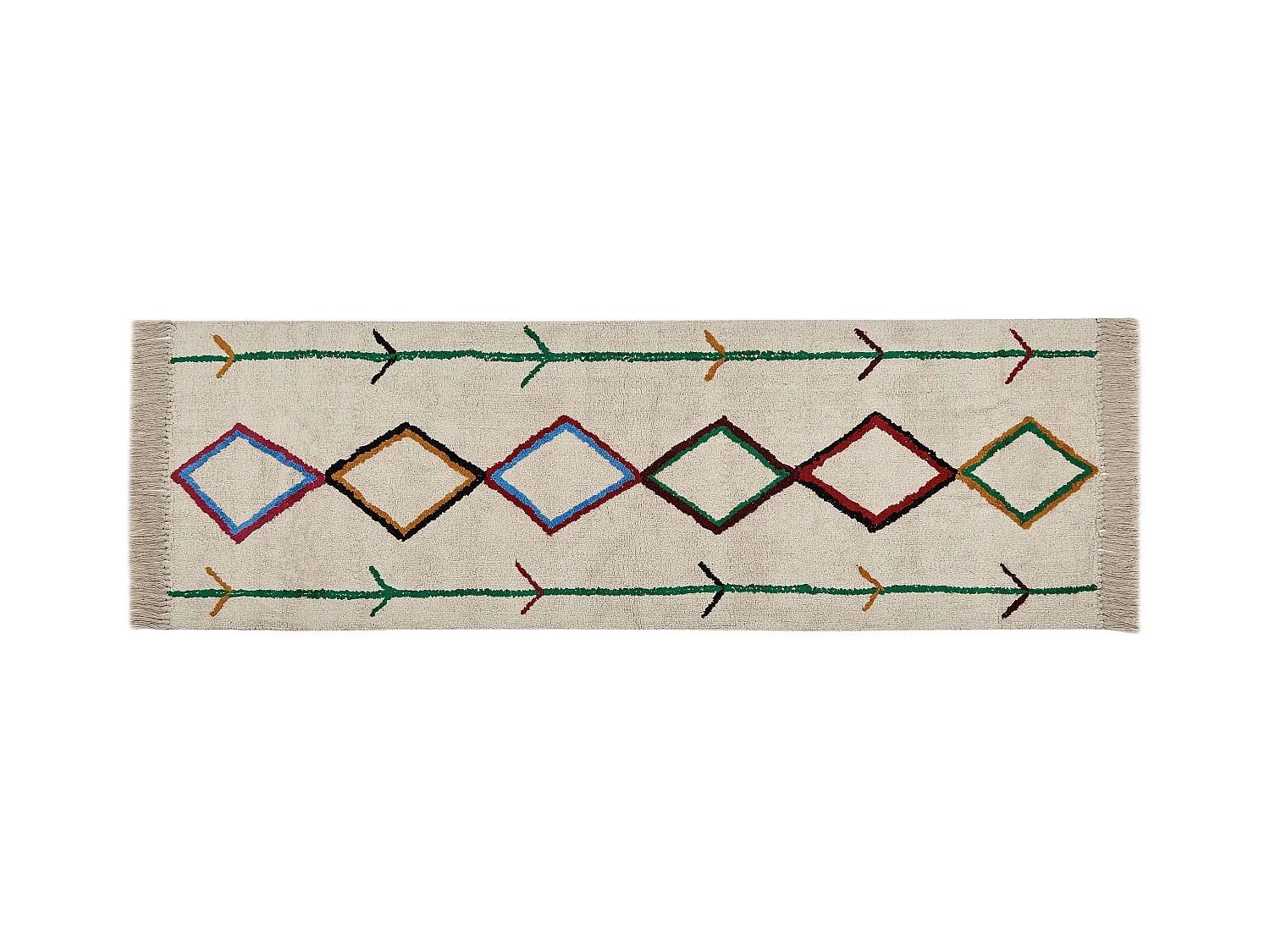 Tapis CETMI Beige 80 x 230 cm Coton