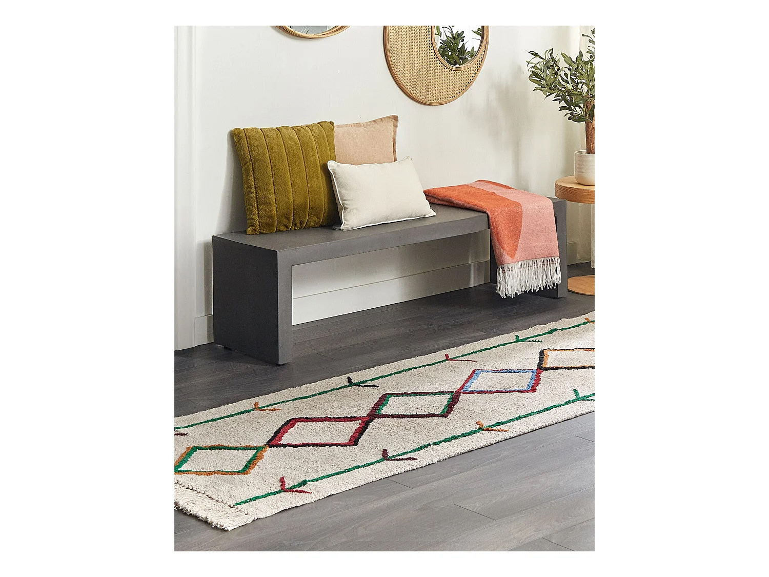 Tapis CETMI Beige 80 x 230 cm Coton