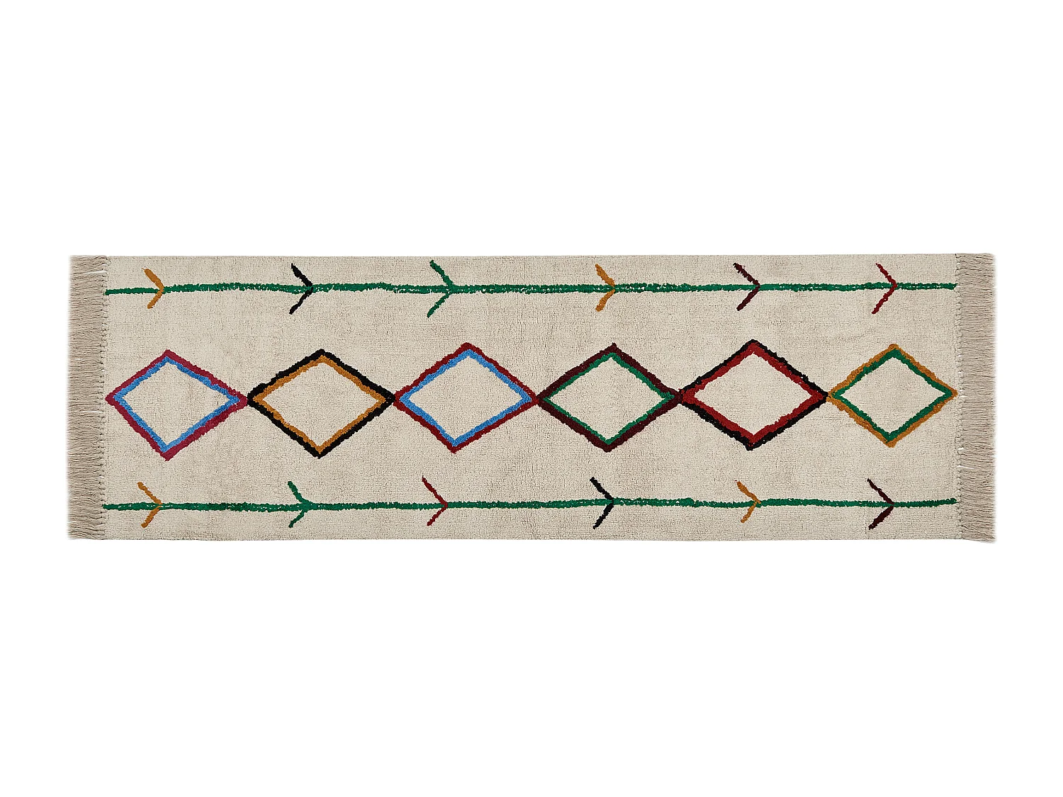 Tapis CETMI Beige 80 x 230 cm Coton