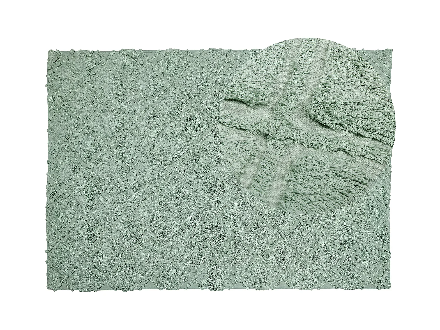 Tapis HATAY Vert clair 160 x 230 cm Coton