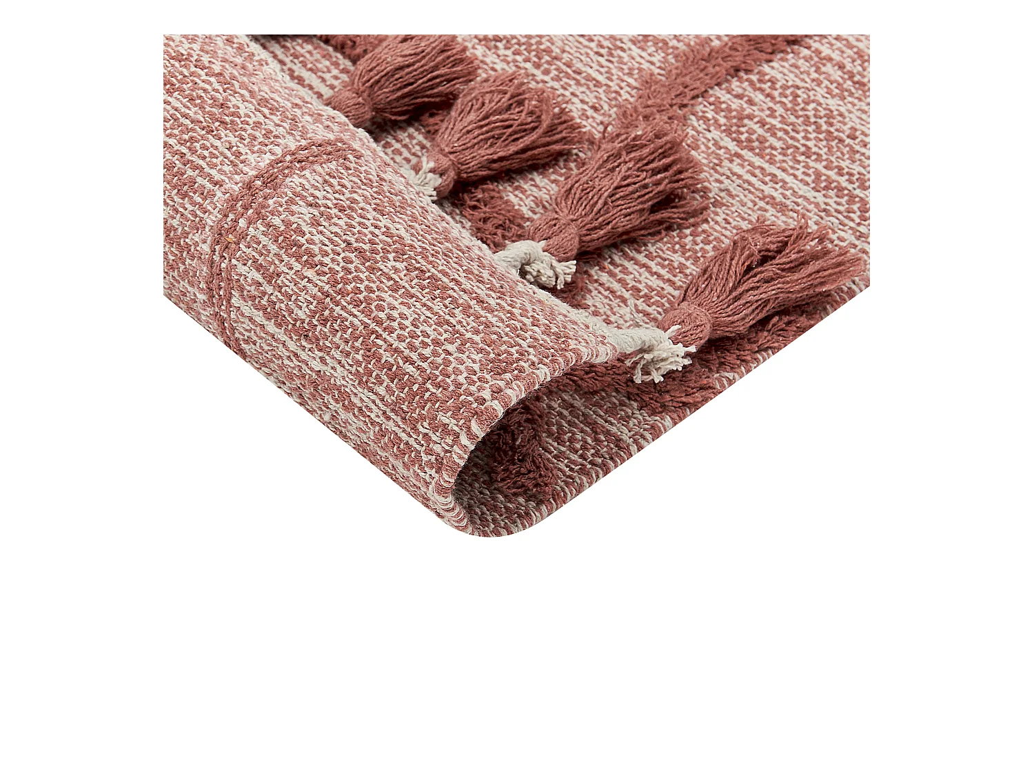 Tapis KIRSEHIR Rouge 80 x 150 cm Coton