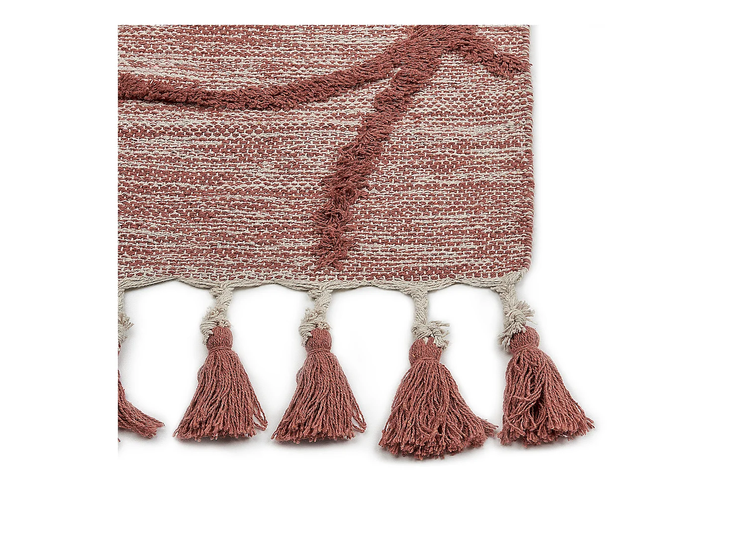 Tapis KIRSEHIR Rouge 80 x 150 cm Coton