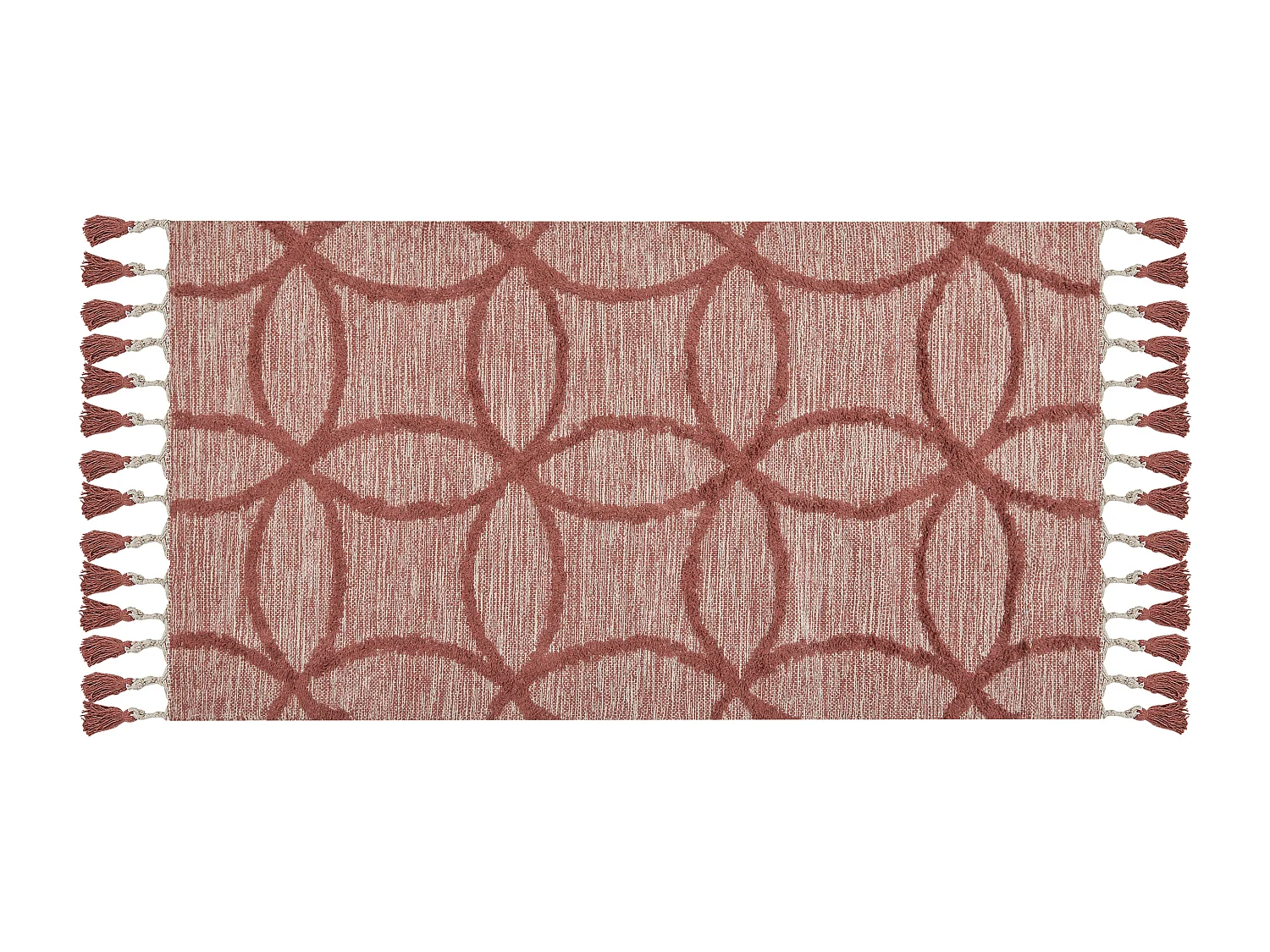 Tapis KIRSEHIR Rouge 80 x 150 cm Coton