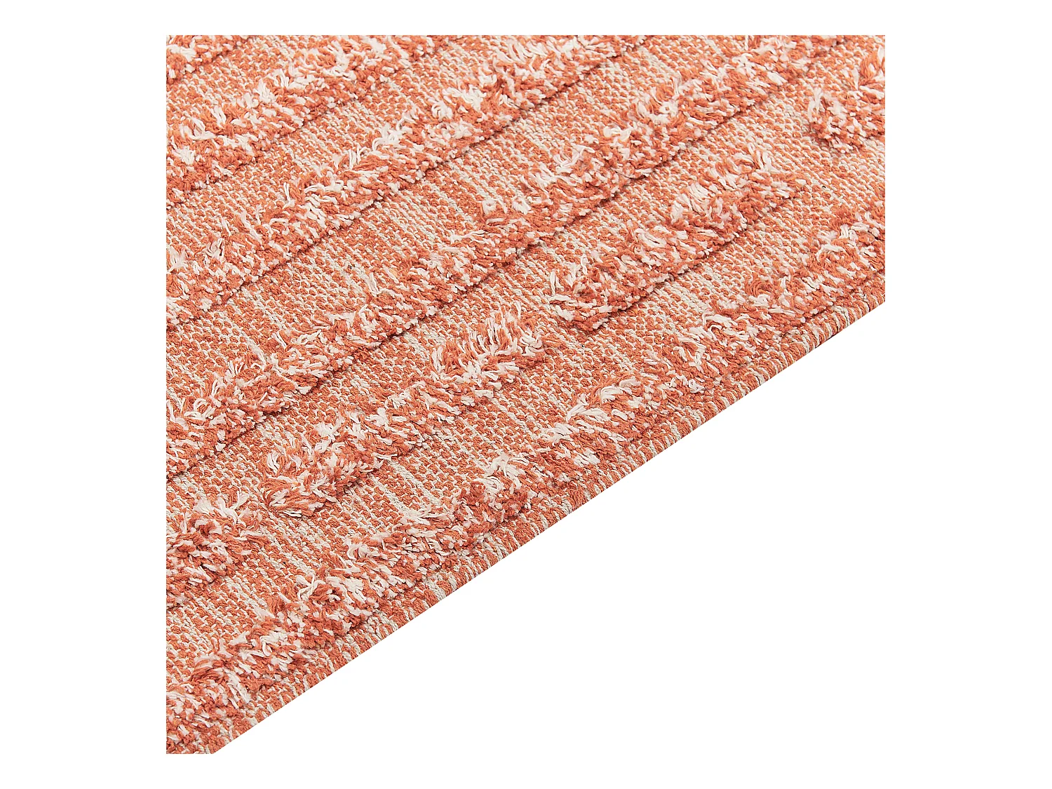 Alfombra de algodón naranja 160 x 230 cm MUGLA