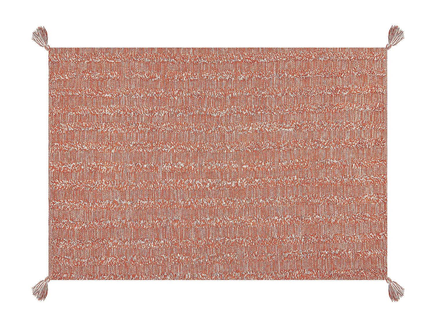 Tappeto cotone arancione 160 x 230 cm MUGLA