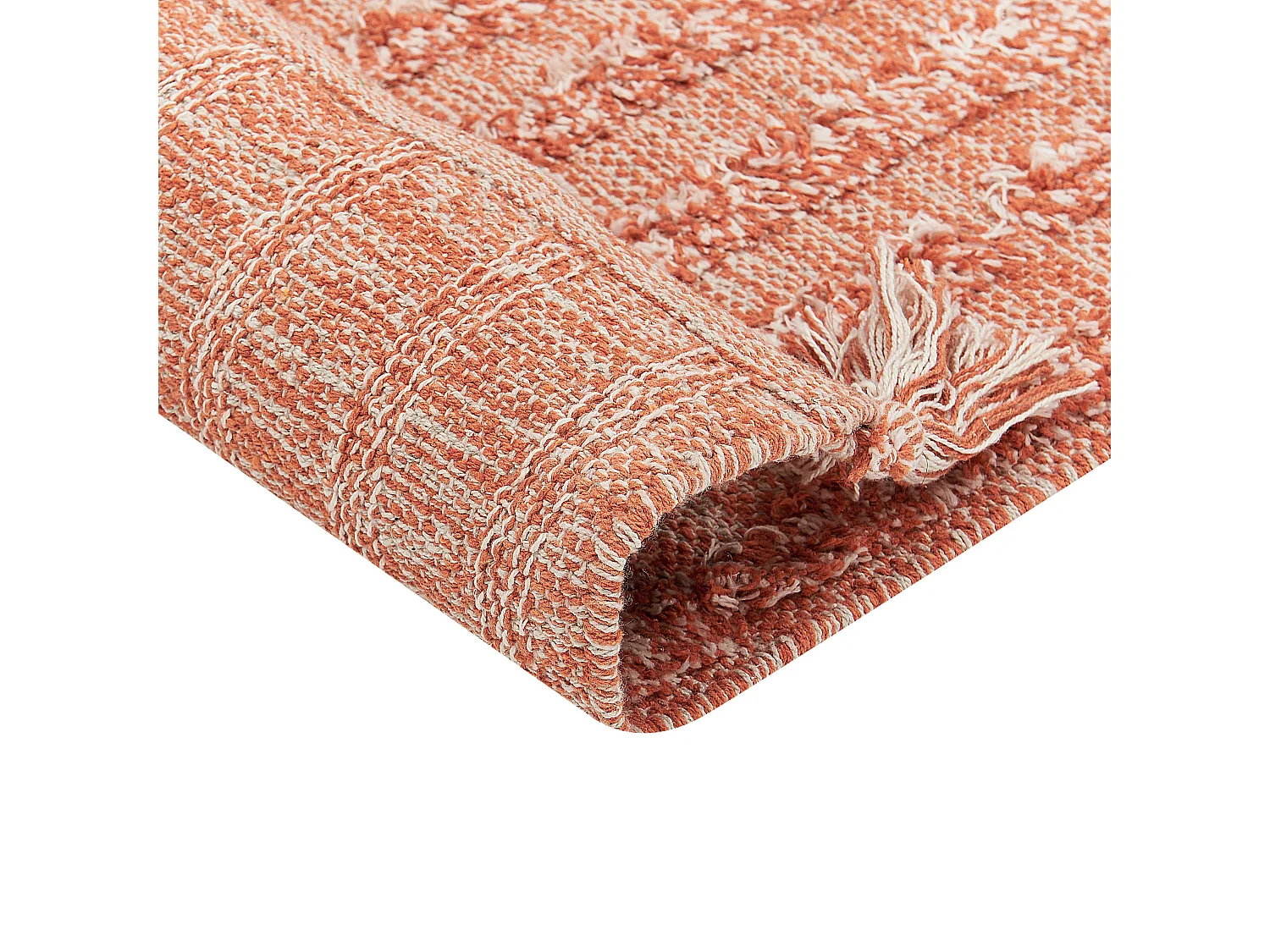 Tappeto cotone arancione 160 x 230 cm MUGLA