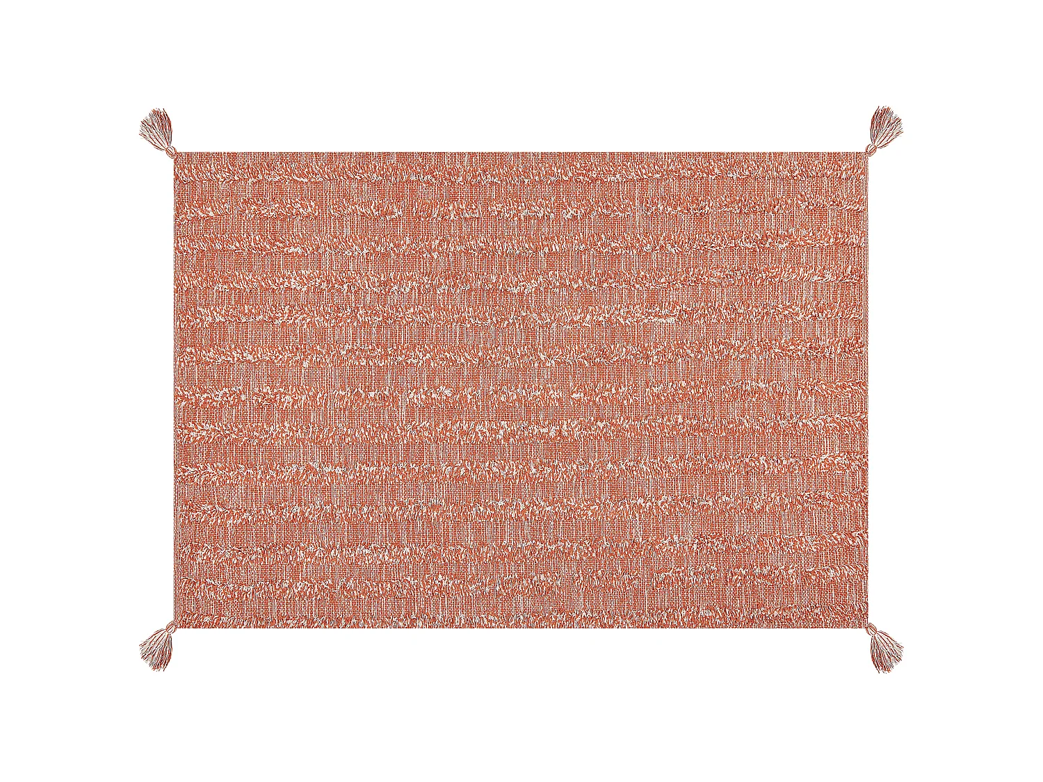 Vloerkleed katoen oranje 160 x 230 cm MUGLA