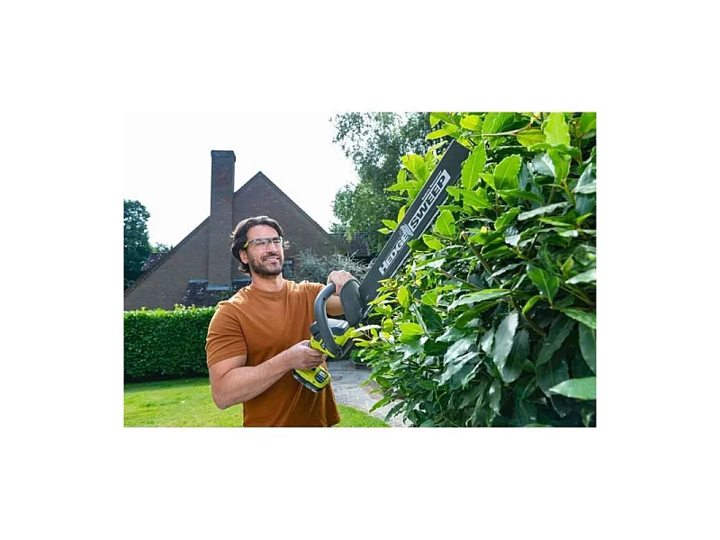 Taille-haies sans fil 18V ONE+  LINEA RY18HT45A-120 - Lame de 45 cm - 1 batterie 18V 2,0 Ah et 1 chargeur