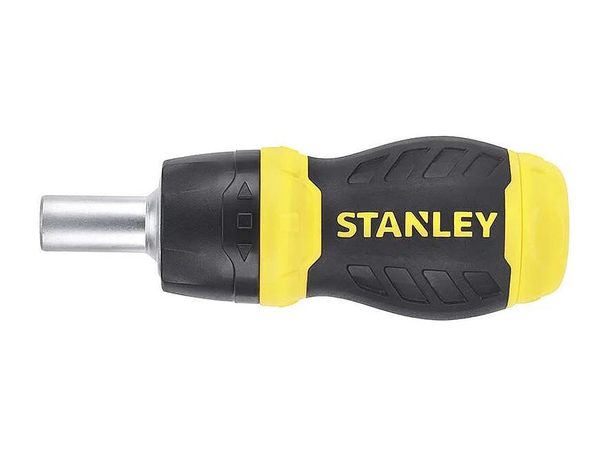 Stanley Ratschen-Schraubendreher mit 6 Magnetischen Bits und Integriertem Behälter