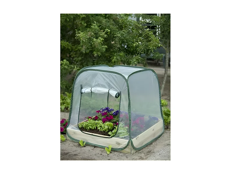 Serre de jardin Pop-Up 100 x 100 x 100 cm - PE transparent - Protection anti-UV