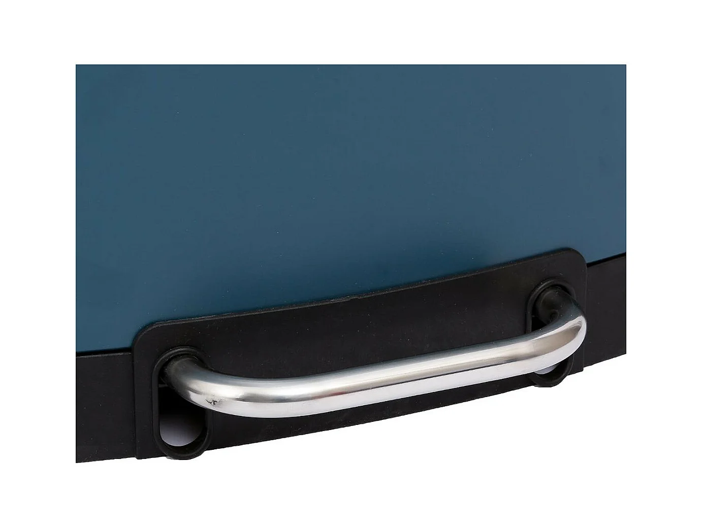 Poubelle en Métal 30 Litres Bleu ouverture à pédale