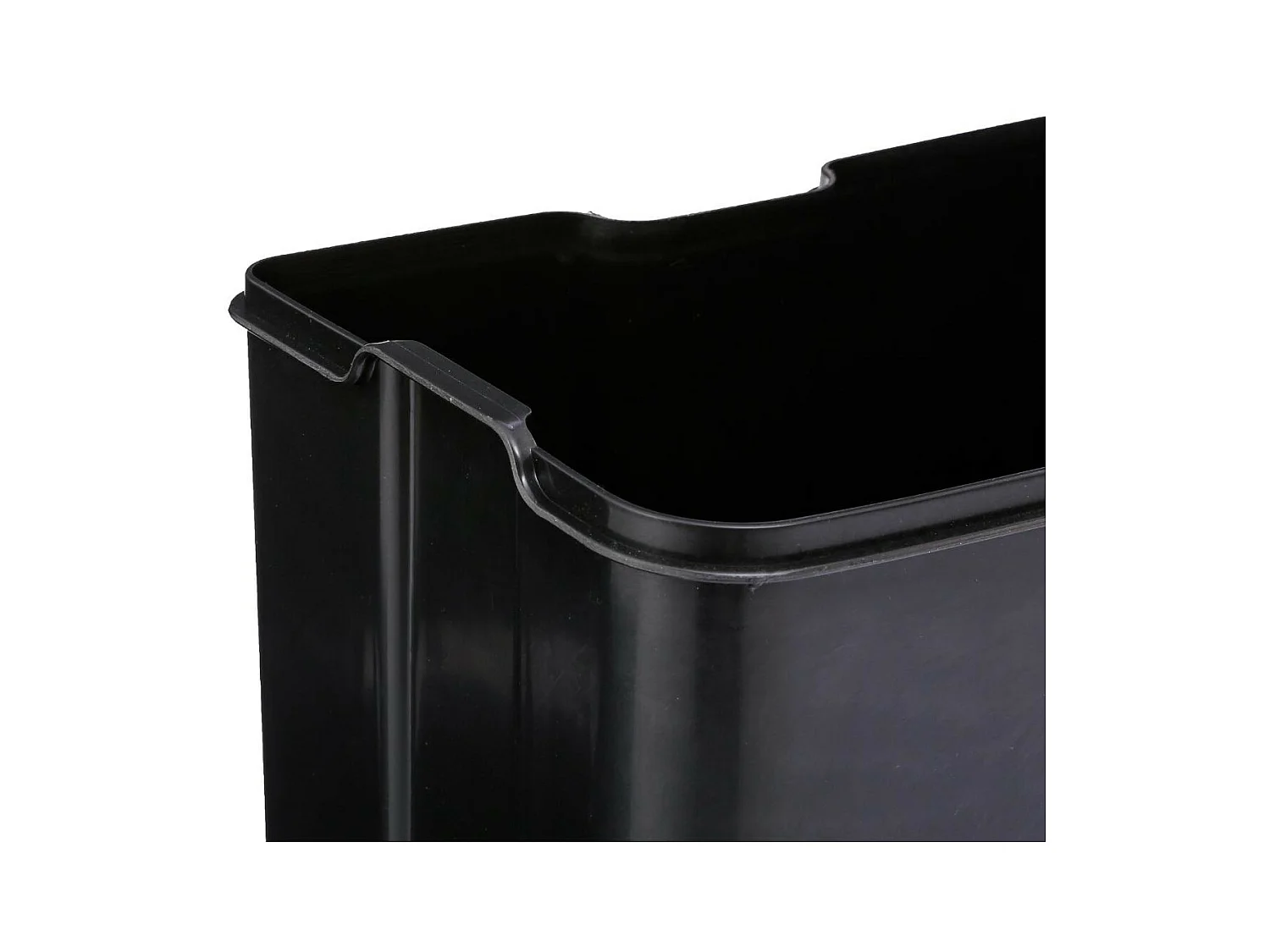 Poubelle en Métal 30 Litres Bleu ouverture à pédale