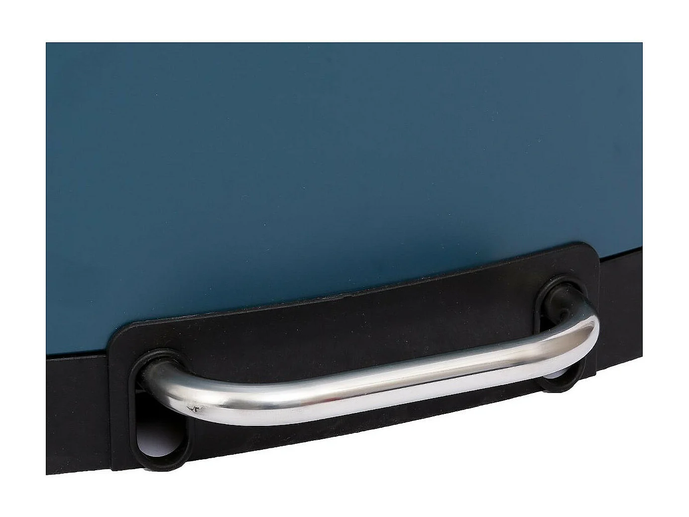 Poubelle en Métal 30 Litres Bleu ouverture à pédale