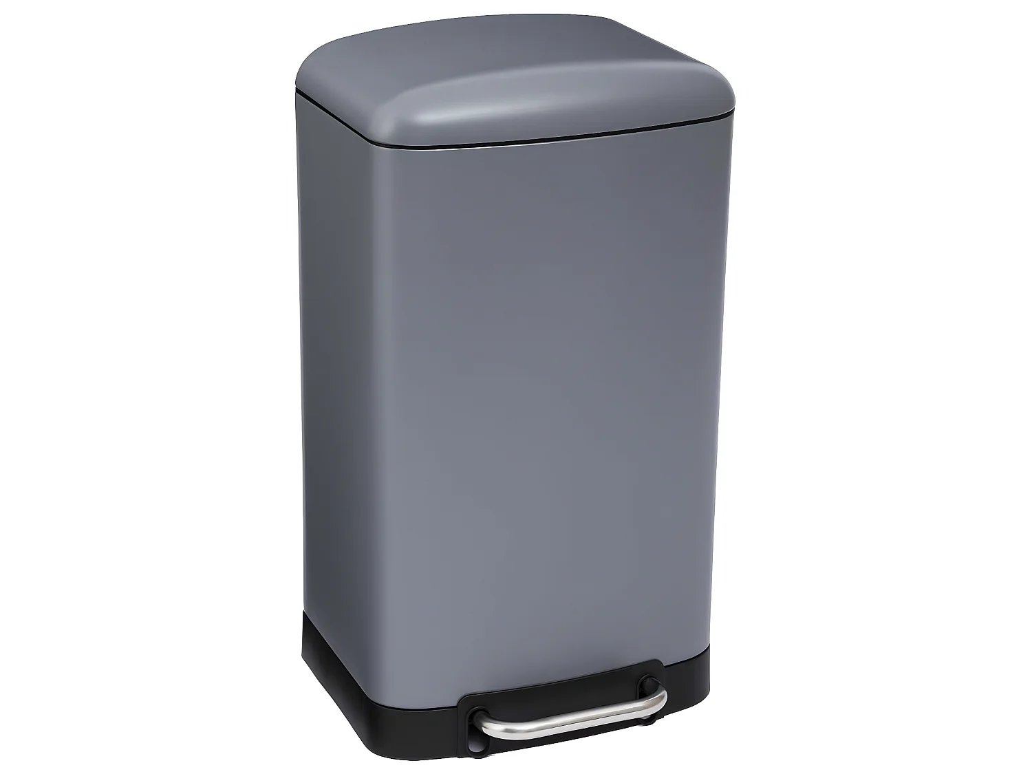 Basurero de metal con contenedor extraíble de 30 L