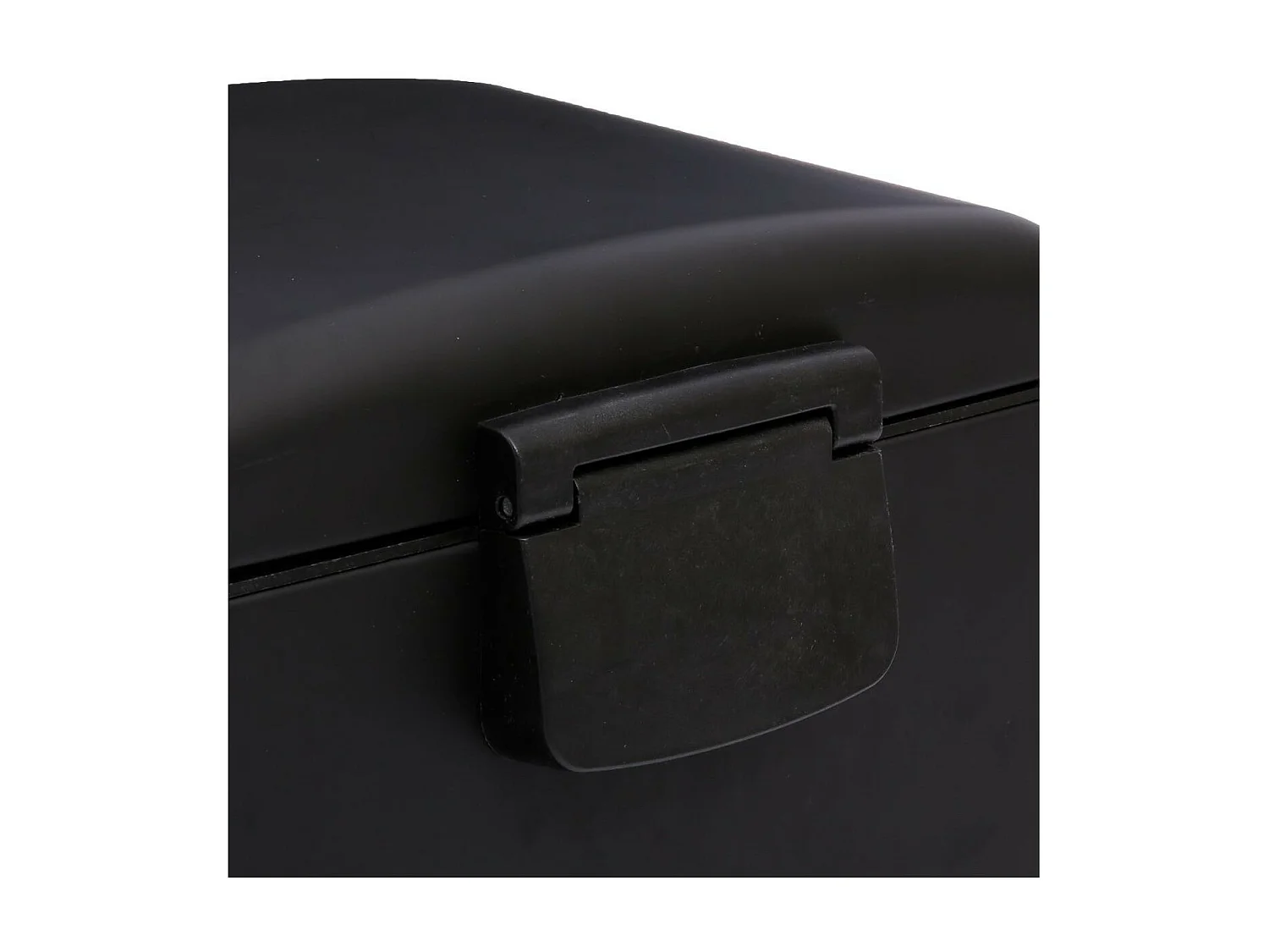 Poubelle 30 Litres  en Métal Noir ouverture à pédale